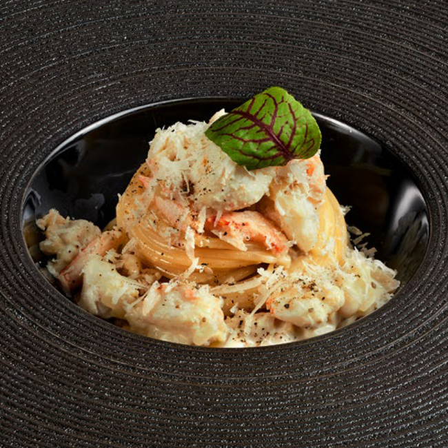 Mì Spaghetti Cua Sốt Kem