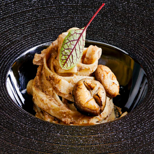 Mì Tagliatelle Sốt Kem Nấm Truffle