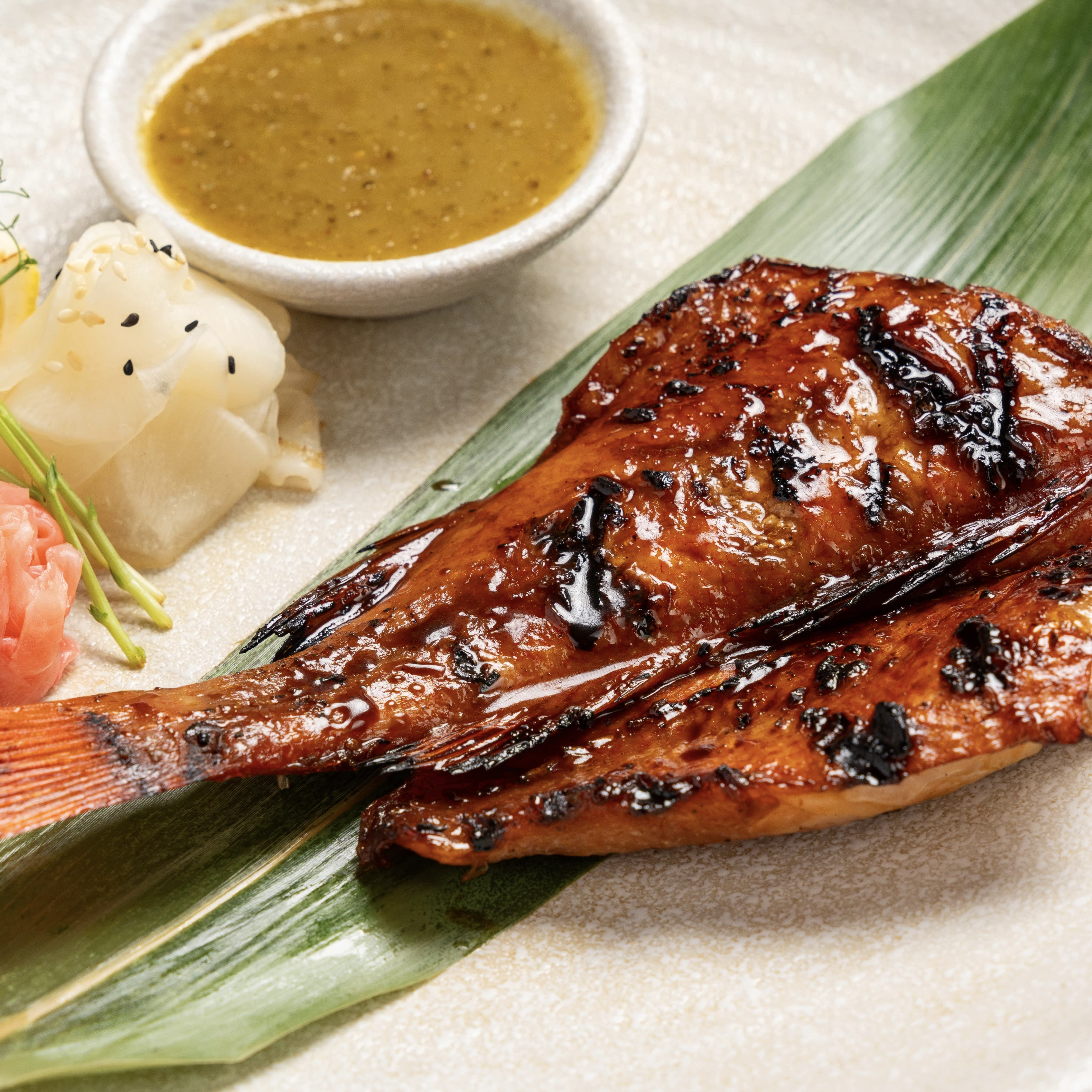 Grilled Medai Teriyaki Sauce