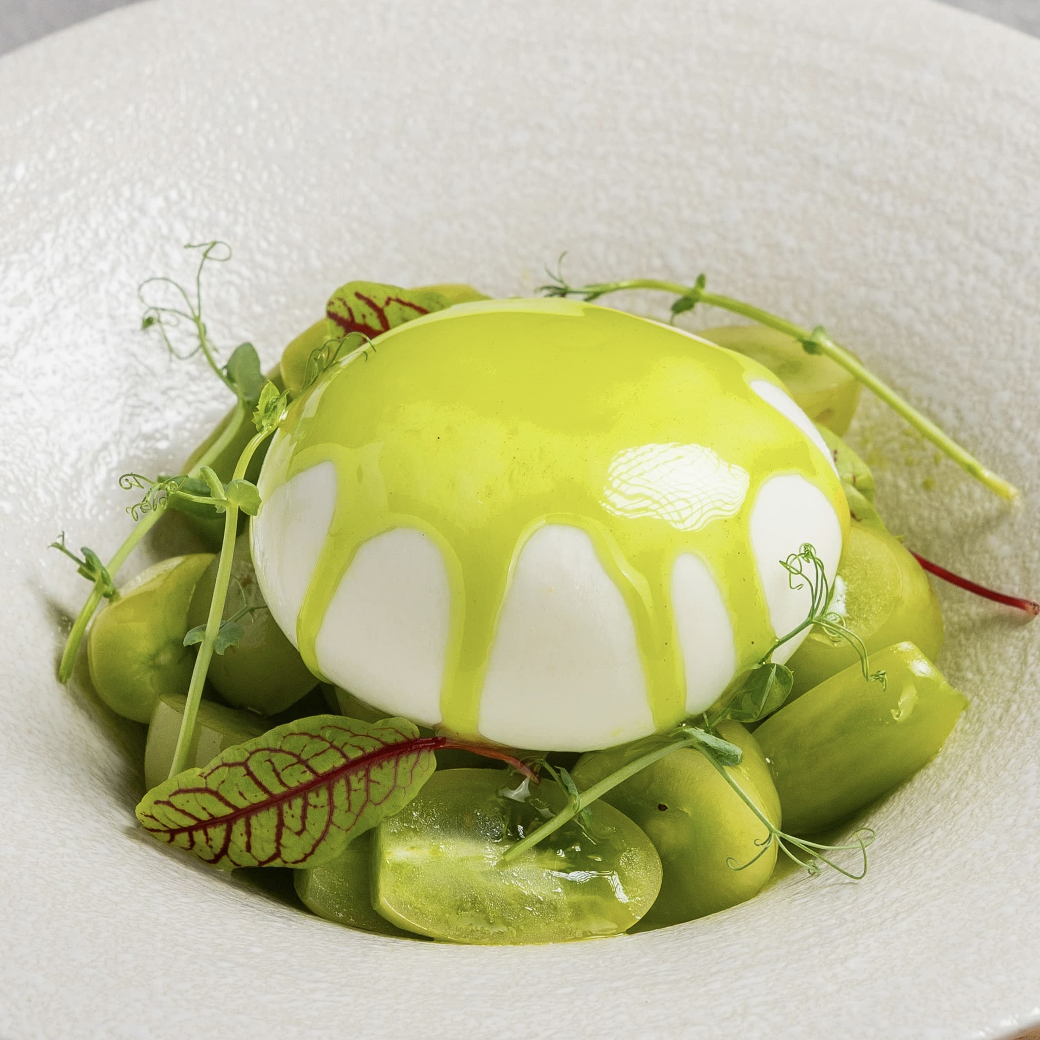 Green Grapes & Burrata Salad