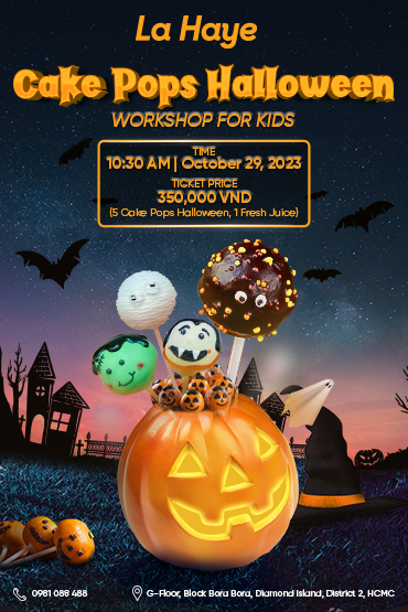 CAKE POPS HALLOWEEN WORKSHOP FOR KIDS | LA HAYE - DIAMOND