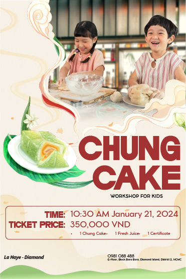 CHUNG CAKE WORKSHOP FOR KIDS | LA HAYE - DIAMOND