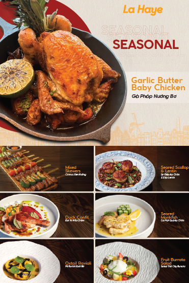 SEASONAL MENU